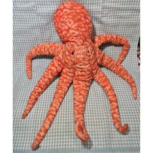 Adventure Planet Octopus Plush Stuffed Animal Toy 15” Orange Ocean Sea Marine